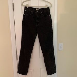 Madewell Black Perfect Vintage Jeans - Size 28 Tall
